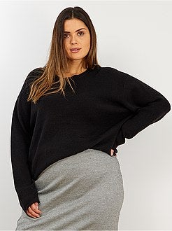 Pull basique en maille perlée - Kiabi