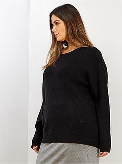 Pull basique en maille perlée - Kiabi