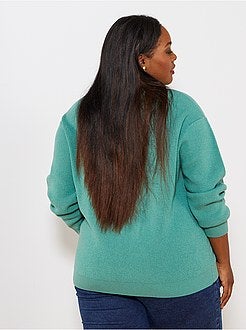 Pull basique en maille perlée - Kiabi