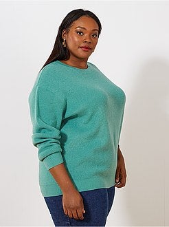 Pull basique en maille perlée - Kiabi