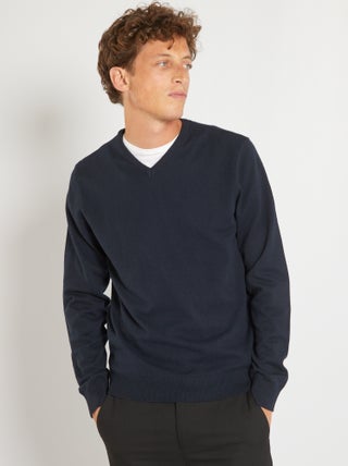 Pull basique en maille unie