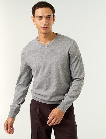 Pull basique en maille unie