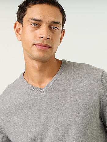 Pull basique en maille unie