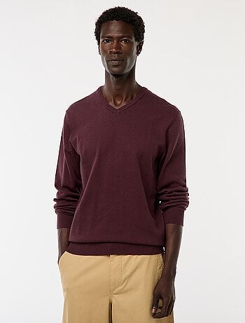 Pull basique en maille unie