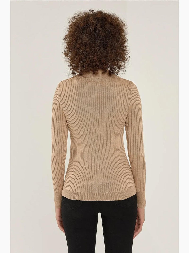 Pull basique hiccup Marron - Kiabi
