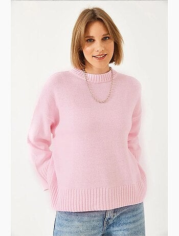 Pull basique oversize en maille lucci