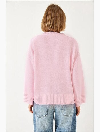 Pull basique oversize en maille lucci