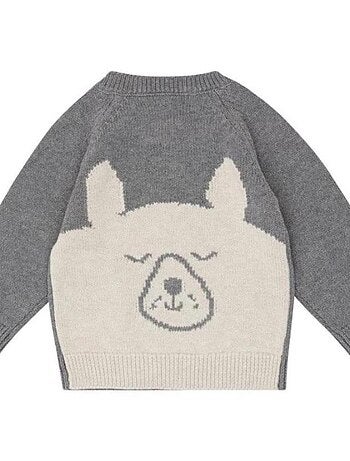 Pull Bébé Chien en Maille Bio