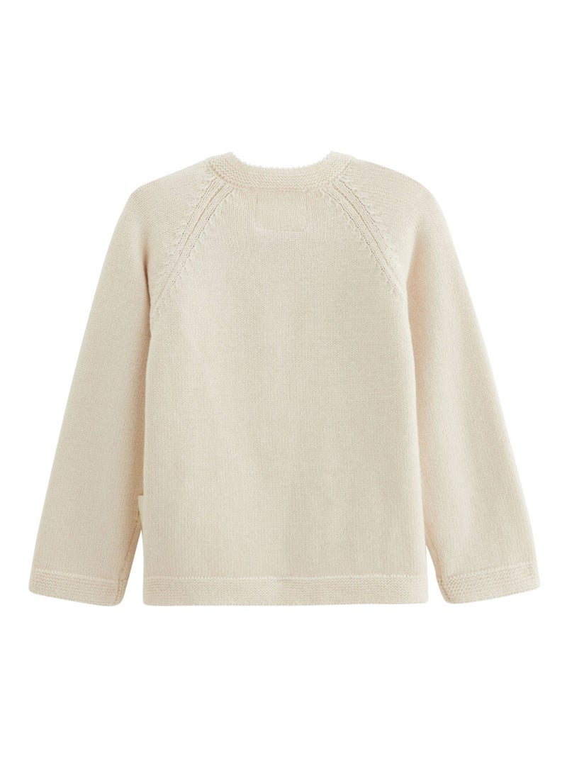 Pull bébé en tricot Eva Ecru - Kiabi