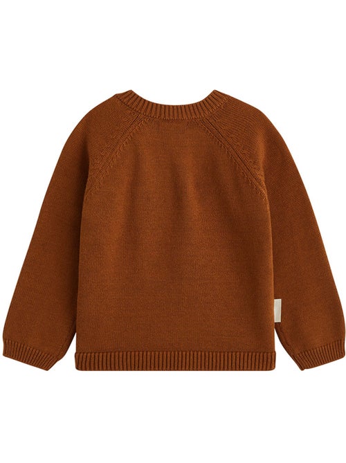 Pull bébé en tricot moka - Kiabi Pull bébé en tricot moka - Kiabi