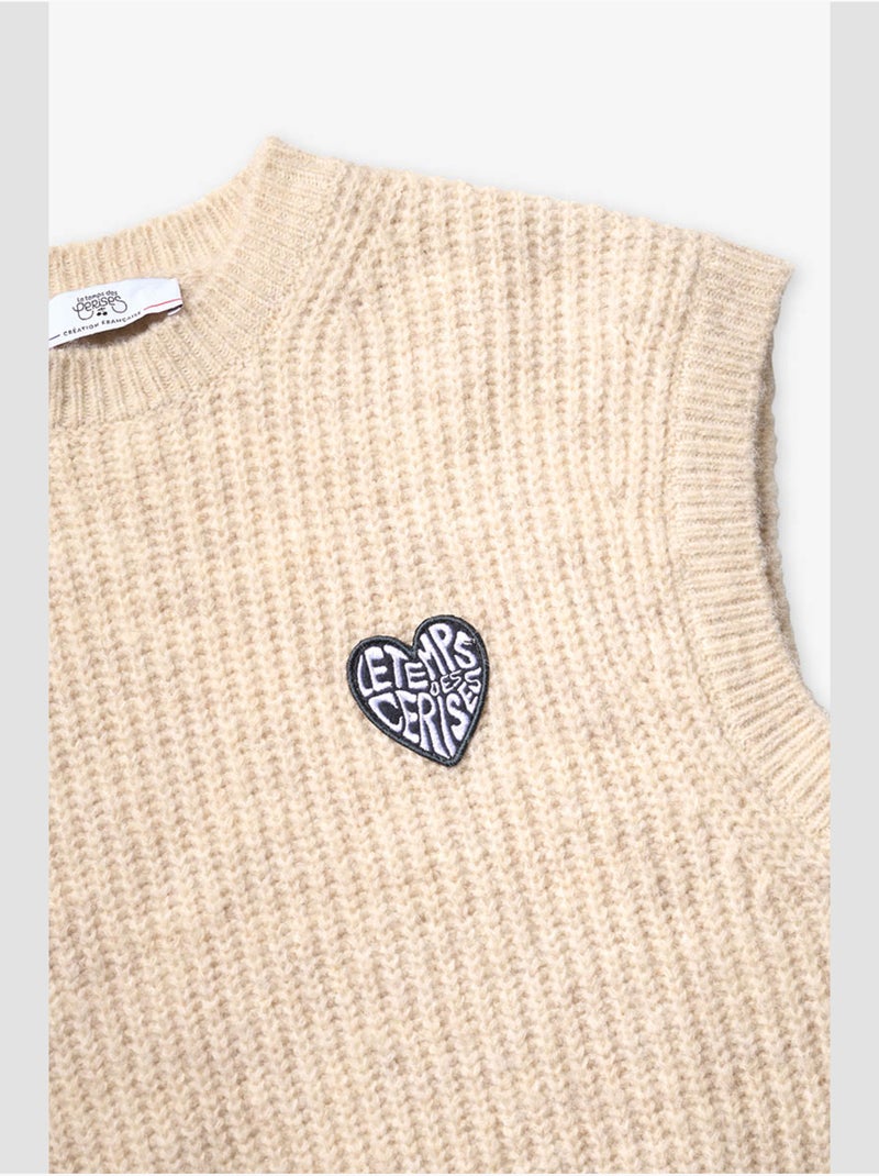 Pull bellgi 'le temps des cerises' Blanc - Kiabi