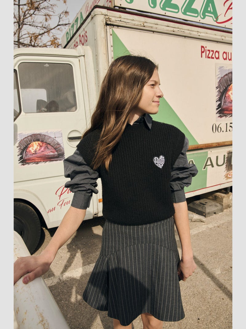 Pull BELLGI 'Le Temps Des Cerises' Noir - Kiabi