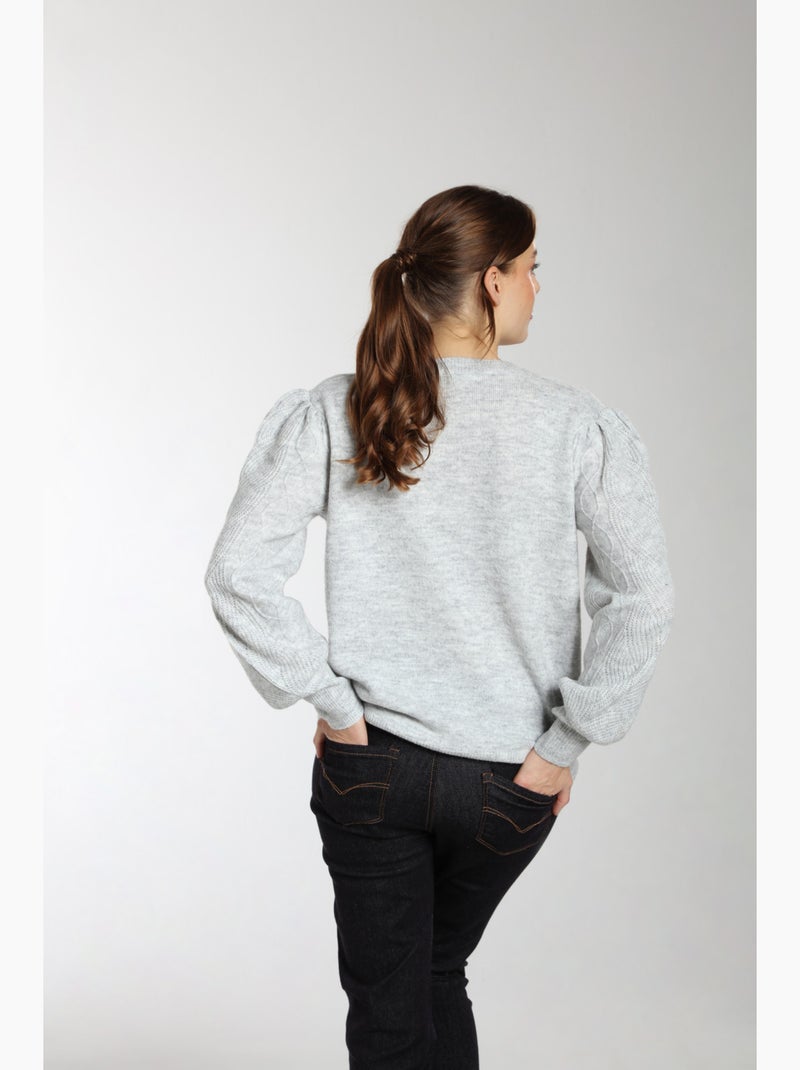Pull Berenice  | Gerard Pasquier Gris chiné - Kiabi