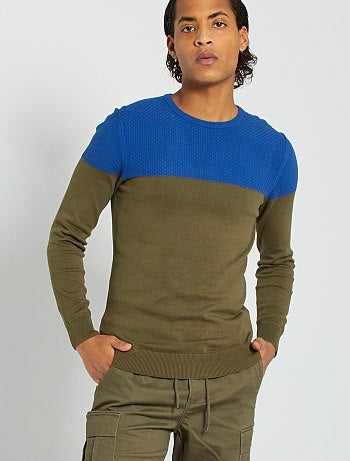 Pull bi-matière éco-conçu