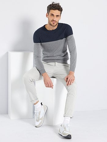 Pull bi-matière éco-conçu