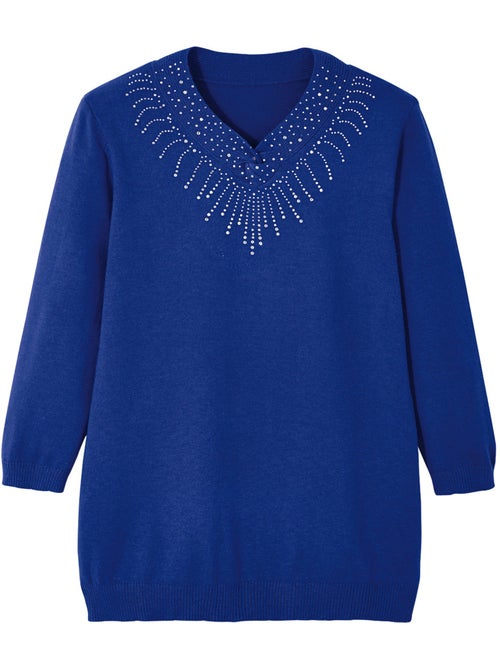 Pull bijou maille extra douce - Afibel - Kiabi