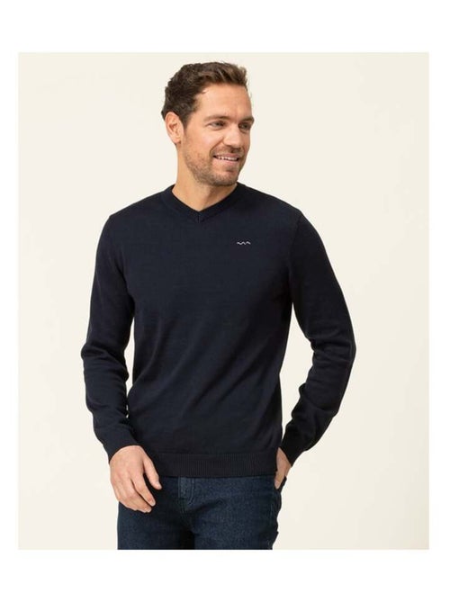 Pull bleu marine Homme - Kiabi