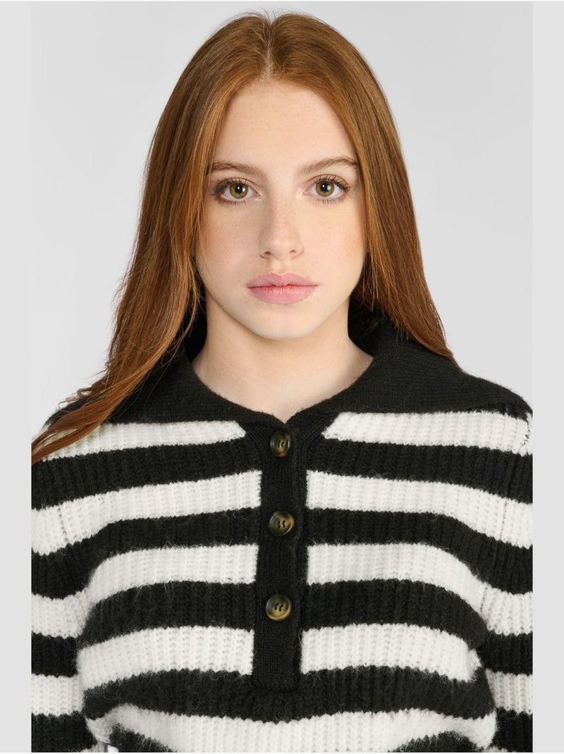 Pull bolsongi 'le temps des cerises' Noir - Kiabi