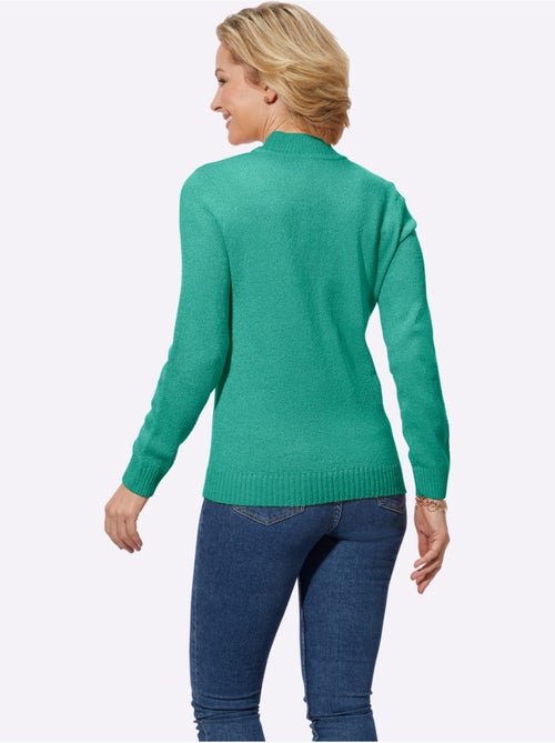 Pull Bouclé Motif Tricoté Affinant - Taille Standard - Witt - Kiabi Pull Bouclé Motif Tricoté Affinant - Taille Standard - Witt - Kiabi