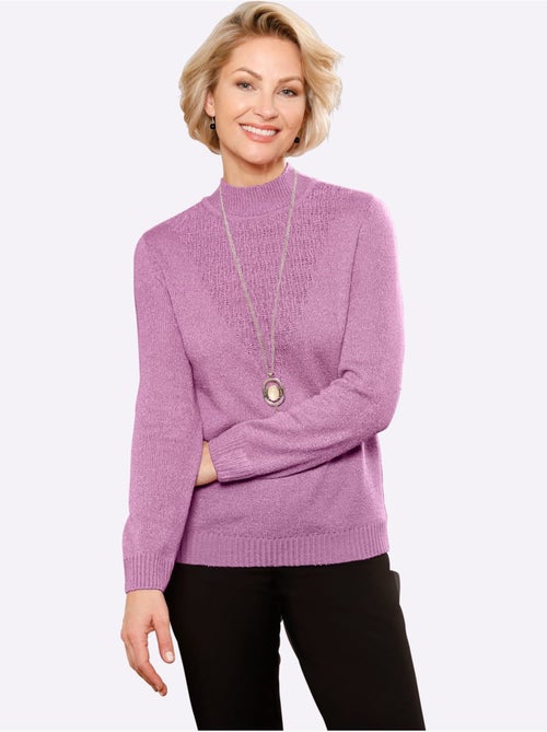 Pull Bouclé Motif Tricoté Affinant - Taille Standard - Witt - Kiabi Pull Bouclé Motif Tricoté Affinant - Taille Standard - Witt - Kiabi