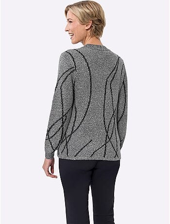 Pull Bouclé Qualité Bouclé Douce - Taille Standard - Moda Vilona