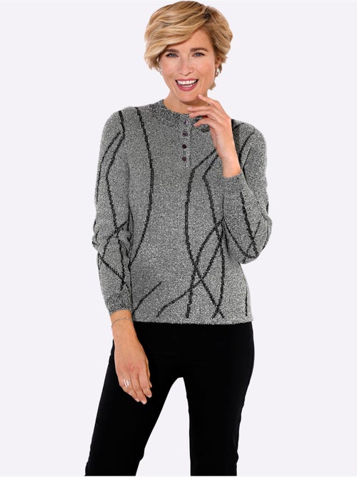 Pull Bouclé Qualité Bouclé Douce - Taille Standard - Moda Vilona - Kiabi Pull Bouclé Qualité Bouclé Douce - Taille Standard - Moda Vilona - Kiabi