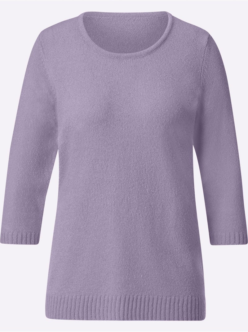 Pull Bouclé Superbe Bouclé - Taille Standard - Witt Parme - Kiabi