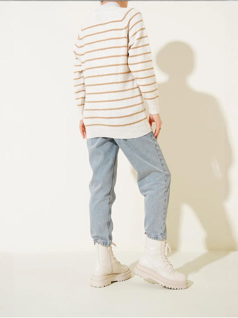 Pull boutonné bdart Camel - Kiabi