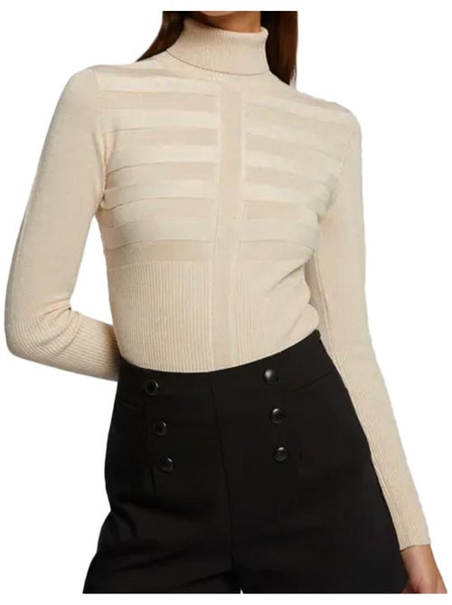 Pull  Brillant Rosé Femme Morgan Mentosa - Kiabi