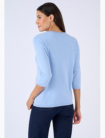 Pull brodé - Damart
