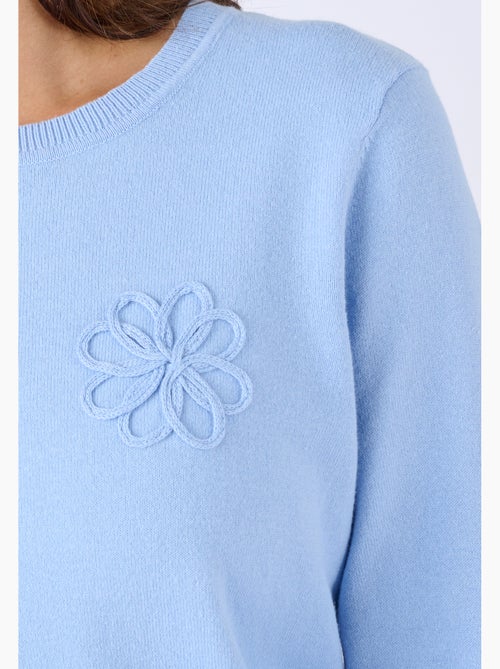 Pull brodé - Damart - Kiabi