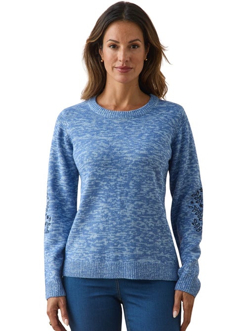 Pull broderies aux manches - DAXON - Kiabi