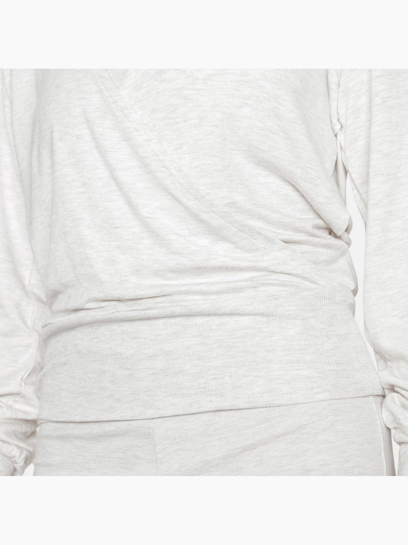 Pull cache-coeur Ida - RougeGorge Lingerie Gris clair - Kiabi