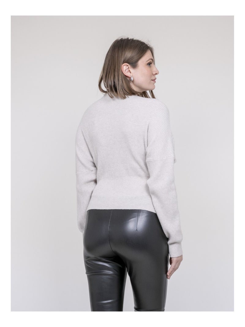 Pull cache coeur KEBIRA Beige - Kiabi