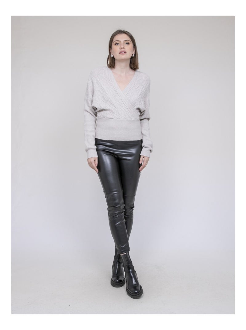 Pull cache coeur KEBIRA Beige - Kiabi