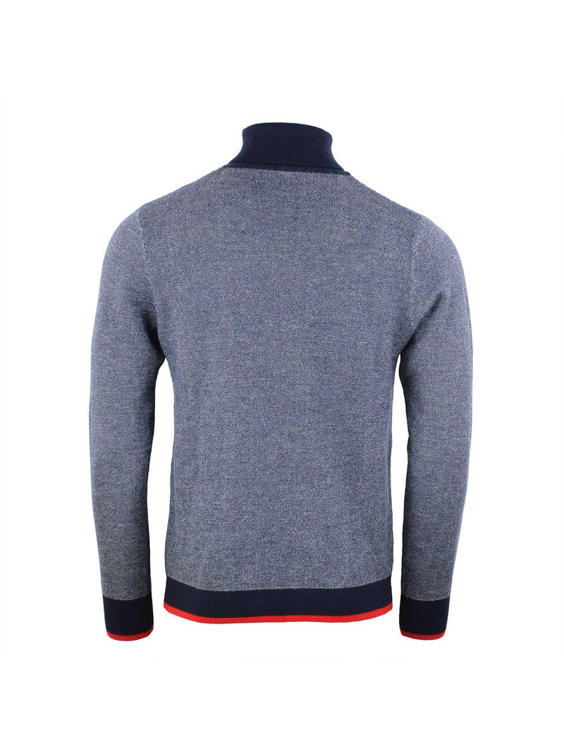 Pull   CAFLAKE - PEAK MOUNTAIN Bleu marine - Kiabi