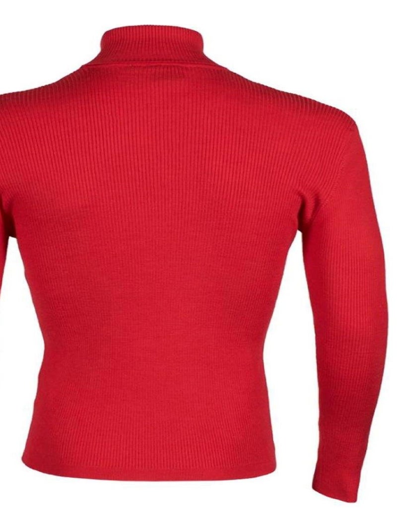 Pull   CALFY - PEAK MOUNTAIN Rouge - Kiabi