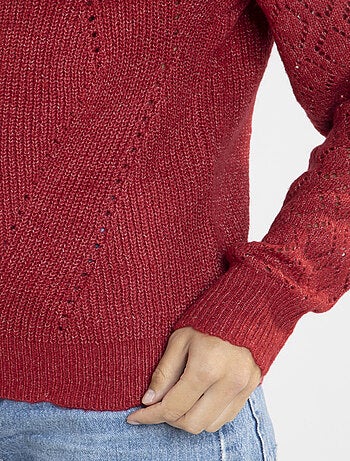 Pull Caligo Bordeaux Pulls rond
