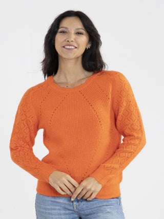 Pull Caligo Orange Pulls rond