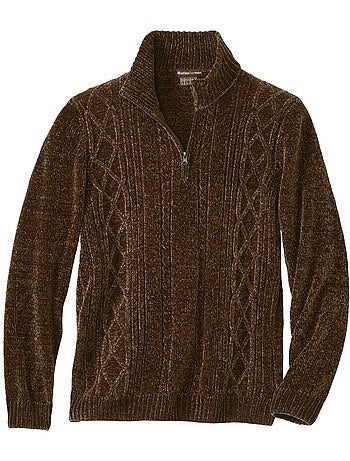 Pull Camionneur Maille Chenille - ATLAS FOR MEN