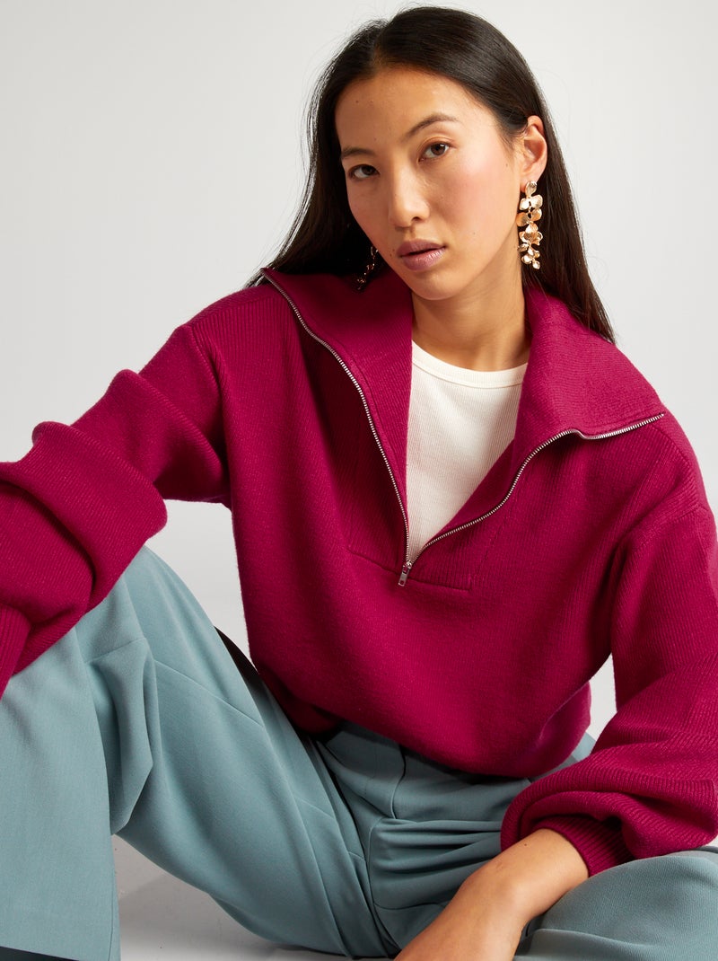 Pull camionneur Rouge - Kiabi