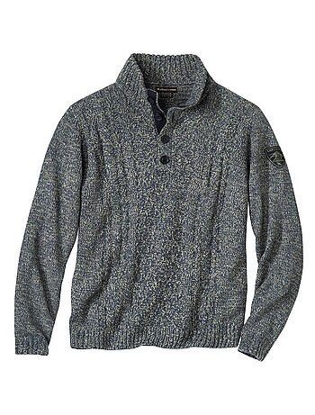 Pull Camionneur Tricot Torsadé - ATLAS FOR MEN