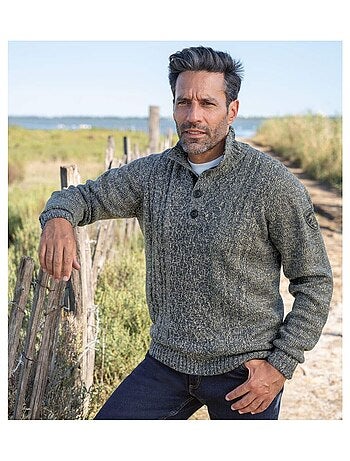 Pull Camionneur Tricot Torsadé - ATLAS FOR MEN