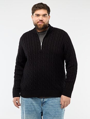 Pull camionneur zip torsadé