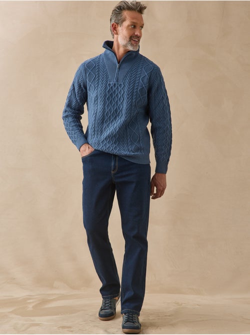 Pull camionneur zippé avec laine - daxon - Kiabi Pull camionneur zippé avec laine - daxon - Kiabi