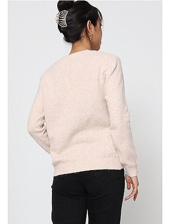 Pull Cardigan col v Kebello