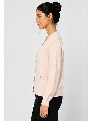 Pull cardigan col v kebello