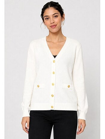 Pull Cardigan col v Kebello