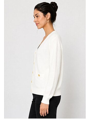 Pull Cardigan col v Kebello