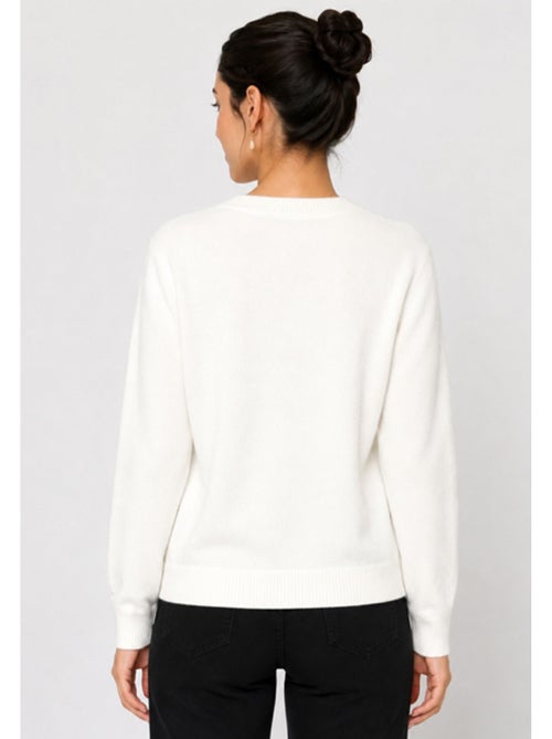 Pull Cardigan col v Kebello - Kiabi Pull Cardigan col v Kebello - Kiabi